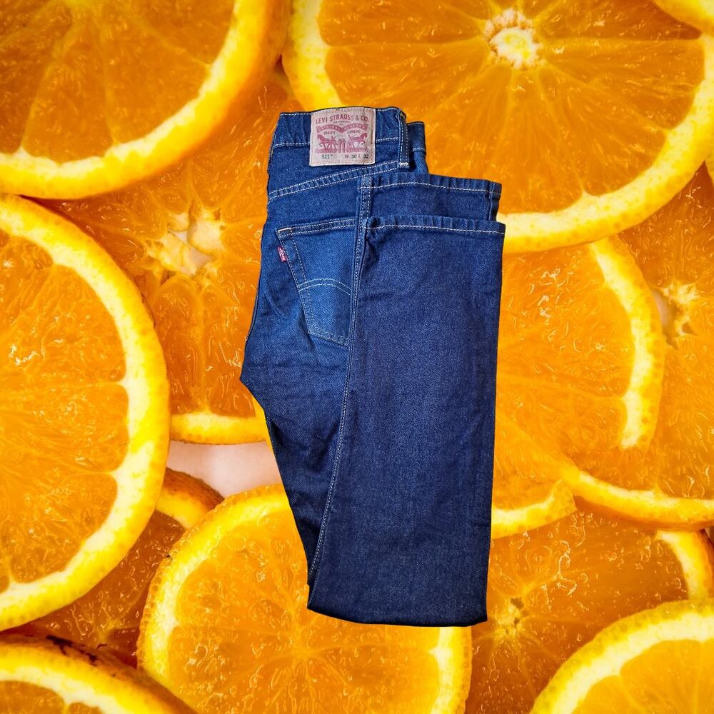Levi's 511‎ Blue Slightly Distressed Jeans Size 30x32
